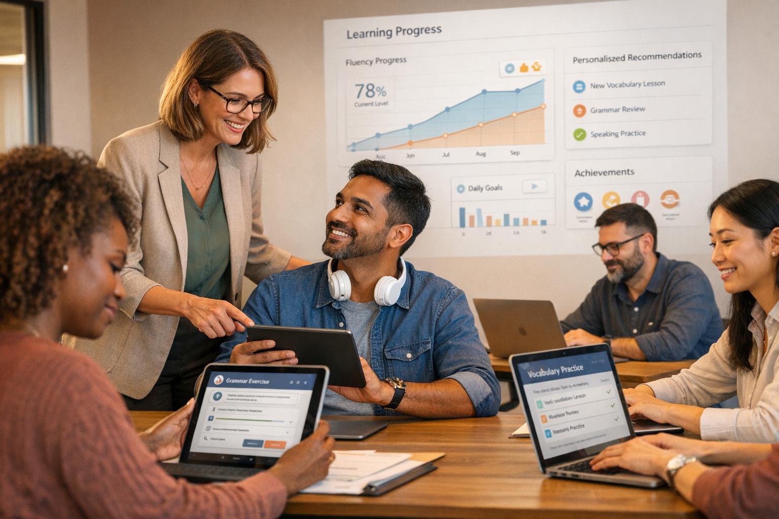 Cover Image for De la pratique à la maîtrise : Comment l'IA accélère la progression des étudiants dans les écoles de langues