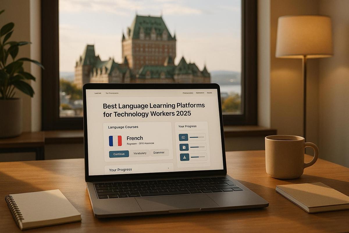 Meilleures plateformes d'apprentissage des langues pour les travailleurs en technologie 2026