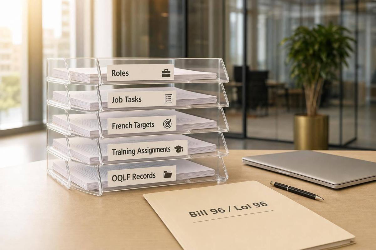 Role-Specific Language Training for Bill 96