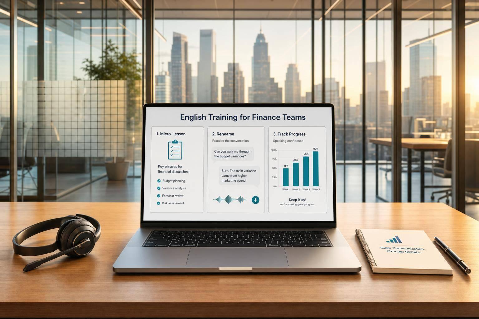 Cover Image for English Training for Finance Teams