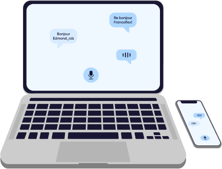 Professionnel apprenant le francais pour le milieu de travail